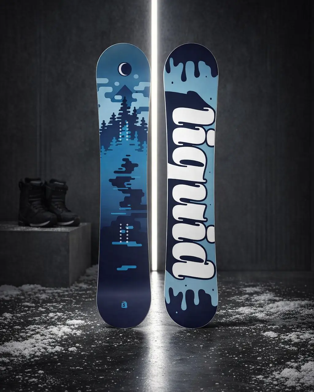 The Collection Snowboard: Liquid in a Snow / Motion showroom