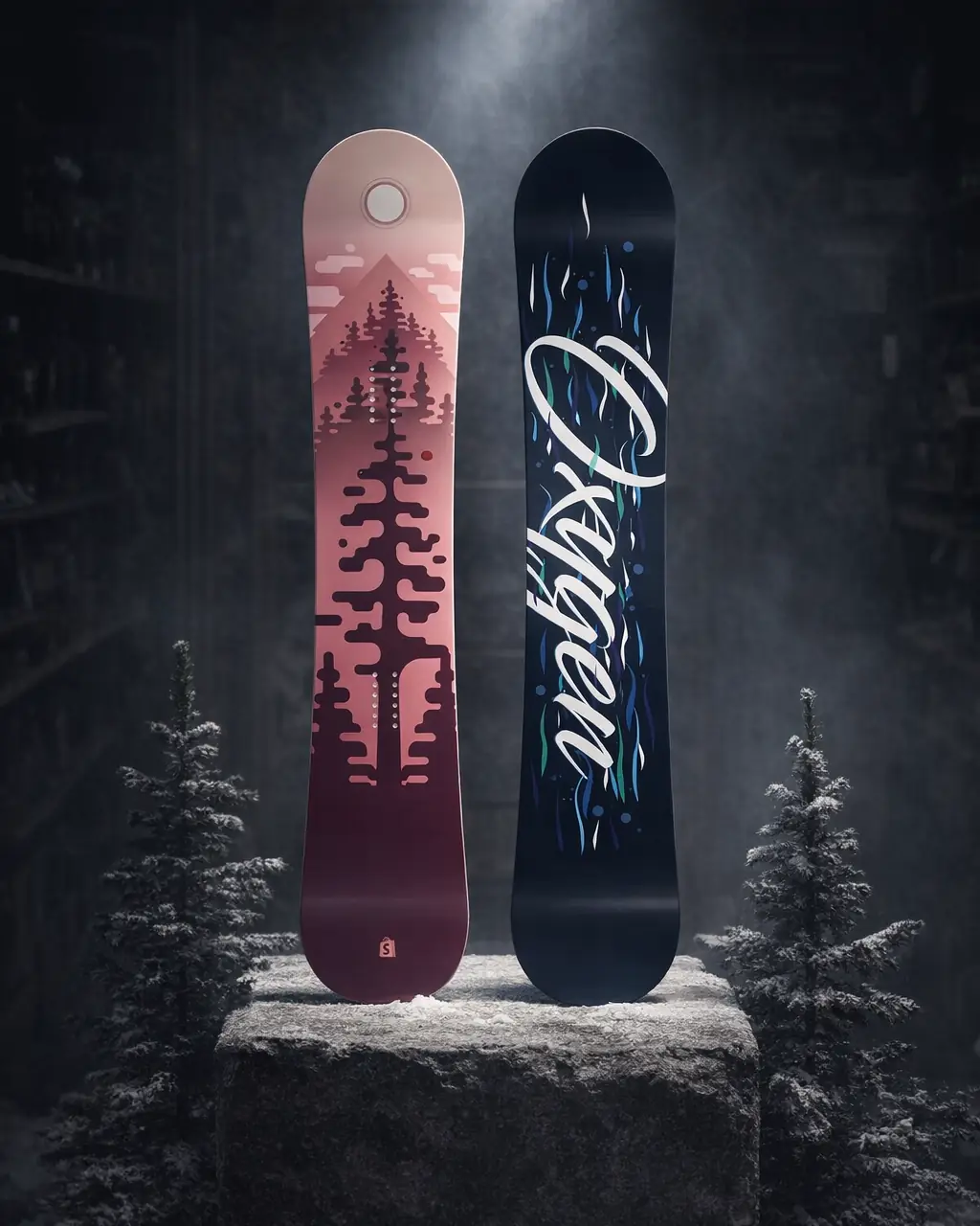 The Collection Snowboard: Oxygen in a Snow / Motion showroom